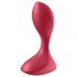 Satisfyer Backdoor Lover - tehokas, vesitiivis anaalivibraattori (punainen)