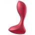 Satisfyer Backdoor Lover - tehokas, vesitiivis anaalivibraattori (punainen)