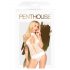 Penthouse Perfect Lover - valkoinen body kaulanauhalla - M/L