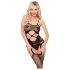 Penthouse Hot Nightfall - avoin verkkosetti (musta) - XL