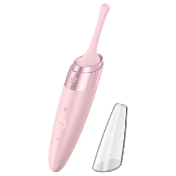 Satisfyer Twirling Delight - ladattava, vedenkestävä klitorisvibra (pinkki)