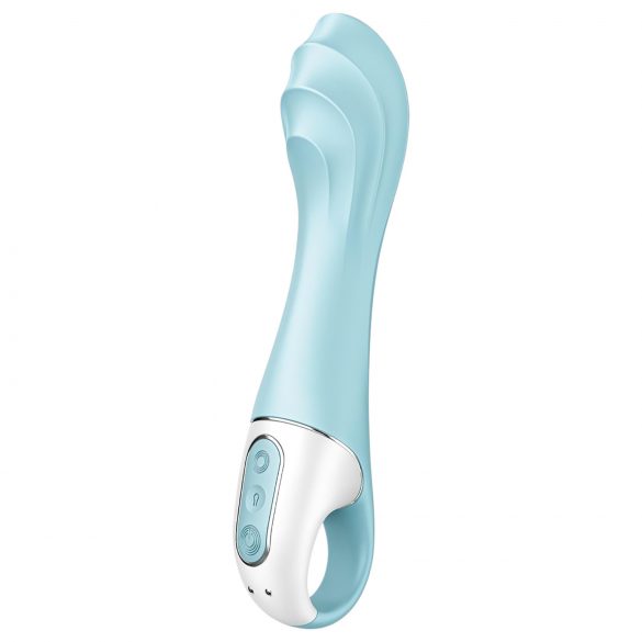 Satisfyer Air Pump Vibrator 5 - chytrý pumpovací vibrátor (modrý)