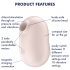 Satisfyer Pro To Go 2 - ilmavirta klitoriskiihotin (beige)