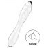 Satisfyer Dazzling Crystal 1 - Skleněné dildo s 2 konci (průhledné)