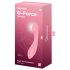 Satisfyer G-Force - ladattava, vedenkestävä G-pistevibra (pinkki)