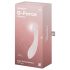 Satisfyer G-Force - ladattava, vedenkestävä G-pistevibraattori (beige)