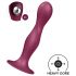 Satisfyer kaksipallo - imukuppi painotettu dildo (punainen)