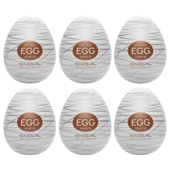 TENGA Egg Silky II - masturbační vajíčko (6 ks)