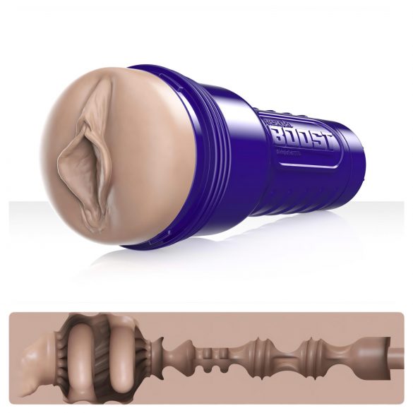 Fleshlight Boost Bang - aidon tuntuinen vagina-masturbaattori (luonnollinen)