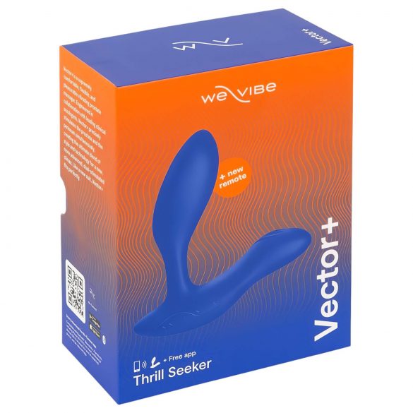 We-Vibe Vector+ - dobíjecí, vodotěsný, inteligentní anální vibrátor (modrý)