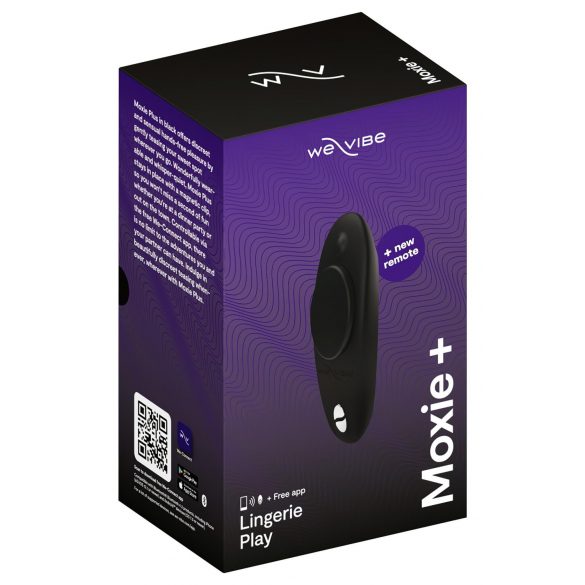 We-Vibe Moxie+ - Älykäs klitorisvibraattori (musta)