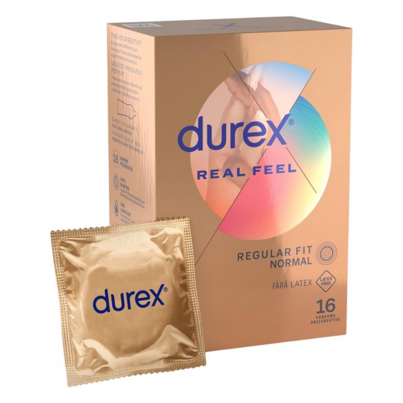 Durex Real Feel - lateksiton kondomi (16 kpl)