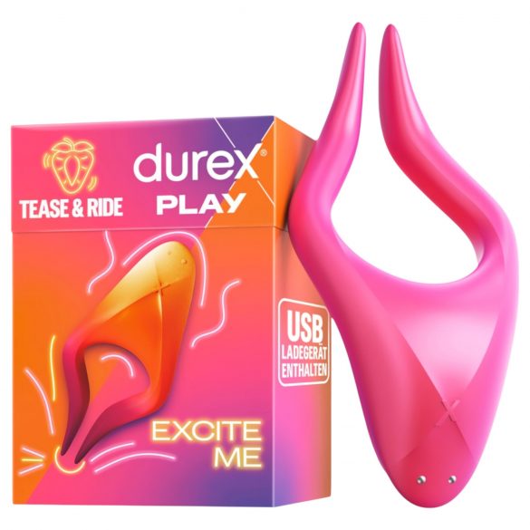 Durex Tease & Ride - kiihottava vyöhykehurmuri (pinkki)