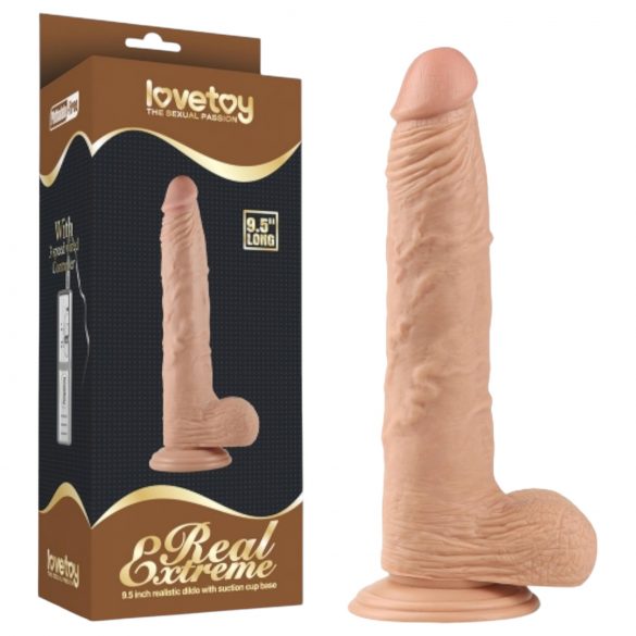 Lovetoy Real Extreme - Imukuppidildo - 24 cm