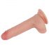 Lovetoy Nature Kaksikerroksinen Dildo - 18 cm (luonnollinen)