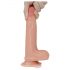 Lovetoy Nature Kaksikerroksinen Dildo - 18 cm (luonnollinen)