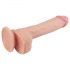 Lovetoy Luonnollinen dildo - imukupilla - 21cm (luonnollinen)