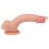 Lovetoy Luonnollinen dildo - imukupilla - 21cm (luonnollinen)