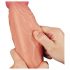 Lovetoy Nature Cock - kaksikerroksinen realistinen dildo - 25 cm (nude)