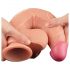 Lovetoy Nature Cock - kaksikerroksinen realistinen dildo - 25 cm (nude)