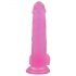 Lovetoy Jelly Studs - realistinen dildo - 20 cm (pinkki)