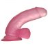 Lovetoy Jelly Studs - elämyksellinen realistinen dildo 15cm (pinkki)