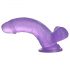 Lovetoy Jelly Studs - realistinen dildos - 15 cm (violetti)