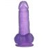 Lovetoy Jelly Studs - realistinen dildos - 15 cm (violetti)