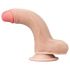 Lovetoy Sliding-Skin - kaksikerrosdildo - 18cm (nude)