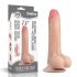 Lovetoy Sliding-Skin - kaksikerrosdildo - 18cm (nude)