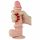 Lovetoy Sliding-Skin - kaksikerros-dildo - 21cm (nude)