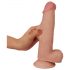 Lovetoy Sliding-Skin - kaksikerros-dildo - 21cm (nude)