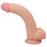 Lovetoy Sliding-Skin - dvouvrstvé přísavné dildo - 23 cm (přírodní)