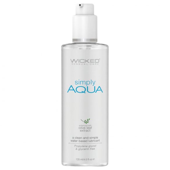 Wicked Simple Aqua - 100% vegaaninen liukuvoide (120ml)