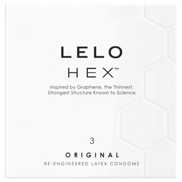 LELO Hex Original - luxusní kondom (3 ks)