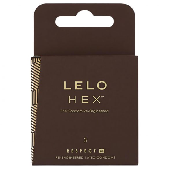 LELO Hex Respect XL - luksus kondomi (3 kpl)