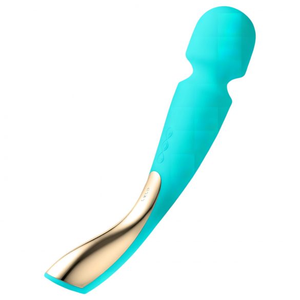 LELO Smart Wand 2 - iso - ladattava, hierova vibraattori (turkoosi)