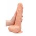 RealRock Dong 10 - realistické dildo s varlaty (25 cm) - přírodní