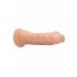 RealRock 7 - Aidon tuntuinen dildo (17 cm) - luonnollinen