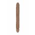 RealRock Tupla Dildo 36cm - Tumma Luonnollinen