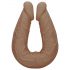 RealRock Tupla Dildo 36cm - Tumma Luonnollinen