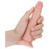 RealRock Slim - připínací, realistické dildo - 15,5 cm (přírodní)