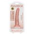 RealRock Slim - aidon tuntuinen dildo, 15,5 cm (luonnollinen)