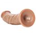 RealRock - aidontuntuinen dildo - 15,5 cm (tumma)