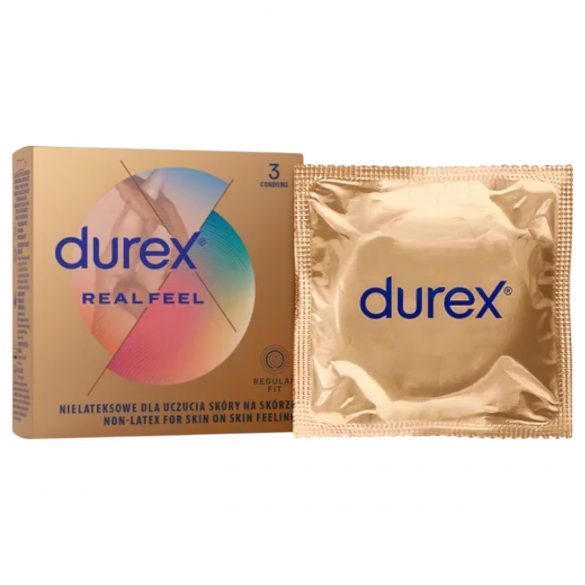 Durex Real Feel - lateksiton kondomi (3 kpl)