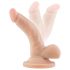 Aidosti tuntuvat Dr. Skin 4 dildo - 12cm, luonnollinen vibraattori