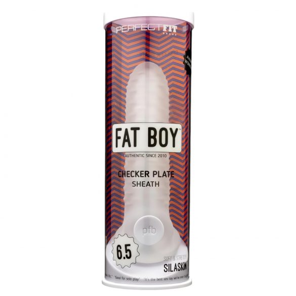 Fat Boy Checker - peniskääre (17cm) - maitovalkoinen