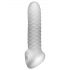 Fat Boy Checker Box - návlek na penis (17 cm) - mléčně bílý