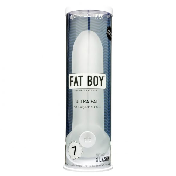 Fat Boy Ultra Paksu - Penismansetti (19 cm) - maitovalkoinen