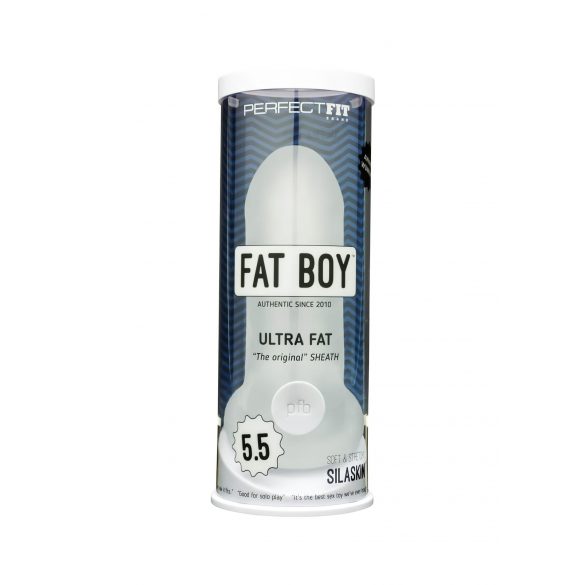 Fat Boy Ultra - Paksu penisjatkis (15cm), maitomainen